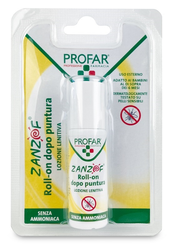 ZANZOF LOZIONE POST PUNTURA SENZA AMMONIACA ROLL-ON 20 ML PROFAR - Farmacia De Pasquale