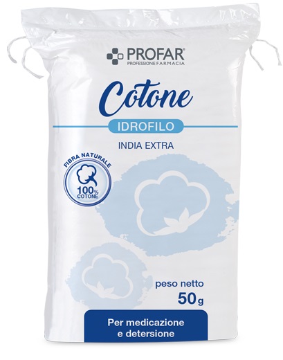 COTONE IDROFILO PROFAR INDIA EXTRA 50G - Farmacia De Pasquale