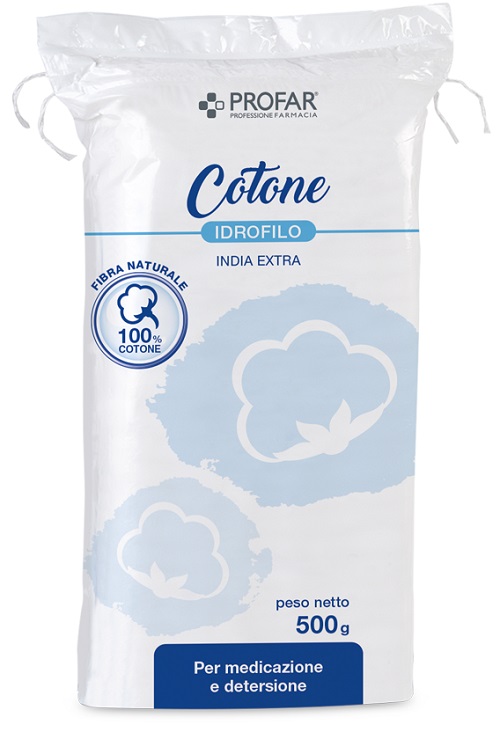 COTONE IDROFILO PROFAR INDIA EXTRA 500 G - Farmacia De Pasquale