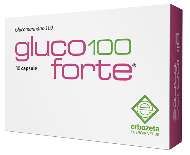 GLUCO 100 FORTE GLUCOMANNANO 100 30 CAPSULE DA 900 MG - Farmacia De Pasquale
