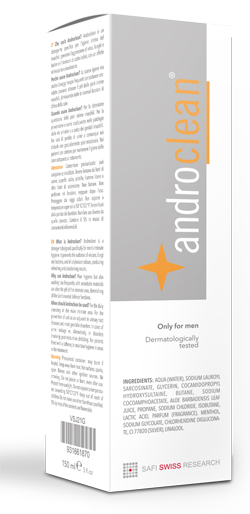 ANDROCLEAN DETERGENTE INTIMO MASCHILE 150ML - Farmacia De Pasquale