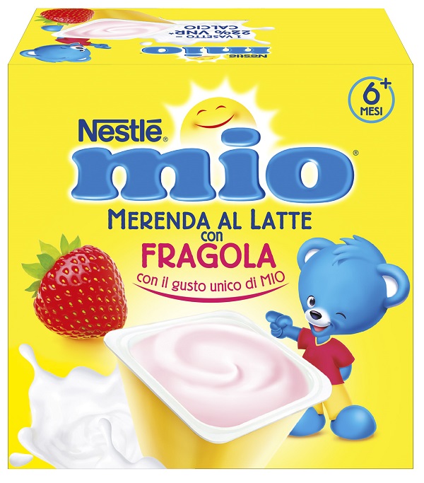 MIO MERENDA FRAGOLA 4 X 100 G - Farmacia De Pasquale