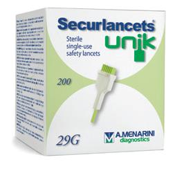 LANCETTE PUNGIDITO SECURLANCETS UNIK GAUGE 29 200 PEZZI - Farmacia De Pasquale