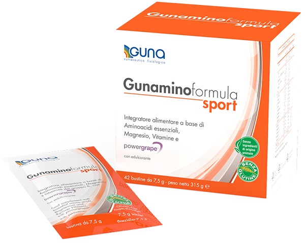 GUNAMINOFORMULA SPORT 42 BUSTE 315 G - Farmacia De Pasquale