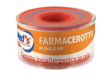 CEROTTO MEDS IPOALLERGENICO TELA 500X2,5 CM SSR - Farmacia De Pasquale