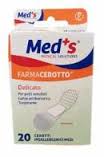 CEROTTO MEDS STRIP DELICATO TESSUTO NON TESSUTO MEDIO 20 PEZZI - Farmacia De Pasquale