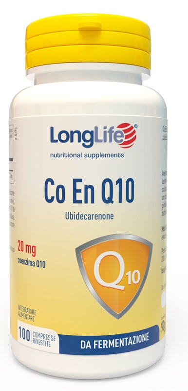 LONGLIFE CO EN Q10 20MG 100 COMPRESSE RIVESTITE - Farmacia De Pasquale