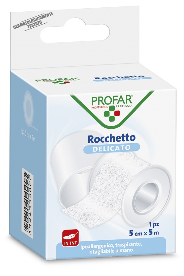 CEROTTO ROCCHETTO TESSUTO NON TESSUTO DELICATO CM 5X5 M PROFAR - Farmacia De Pasquale