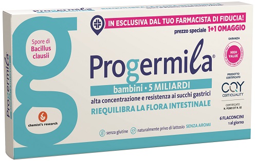 PROGERMILA BAMBINI 5 MILIARDI 6 FLACONCINI 10 ML - Farmacia De Pasquale