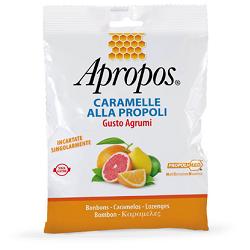 APROPOS CARAMELLE ALLA PROPOLI GUSTO AGRUMI 50 G - Farmacia De Pasquale