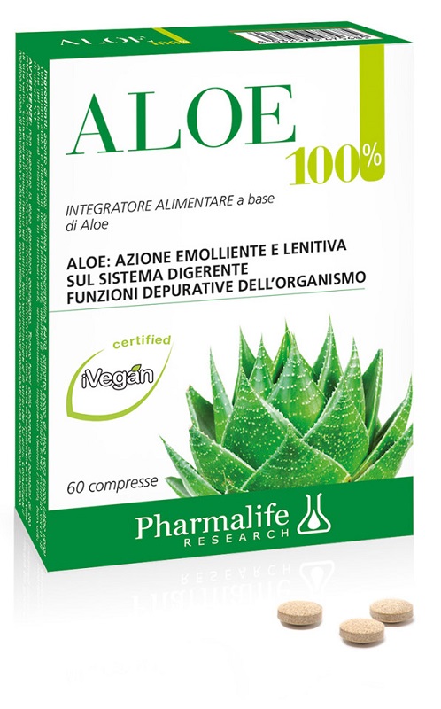 ALOE 100% 60 COMPRESSE - Farmacia De Pasquale