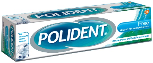 POLIDENT FREE ADESIVO PER PROTESI DENTARIA 40 G - Farmacia De Pasquale