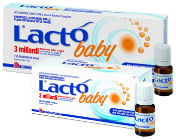 LACTO BABY 12 FLACONCINI 3 MILIARDI 10 ML - Farmacia De Pasquale