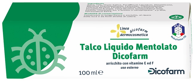 DICOFARM TALCO LIQUIDO MENTOLATO 100 ML - Farmacia De Pasquale