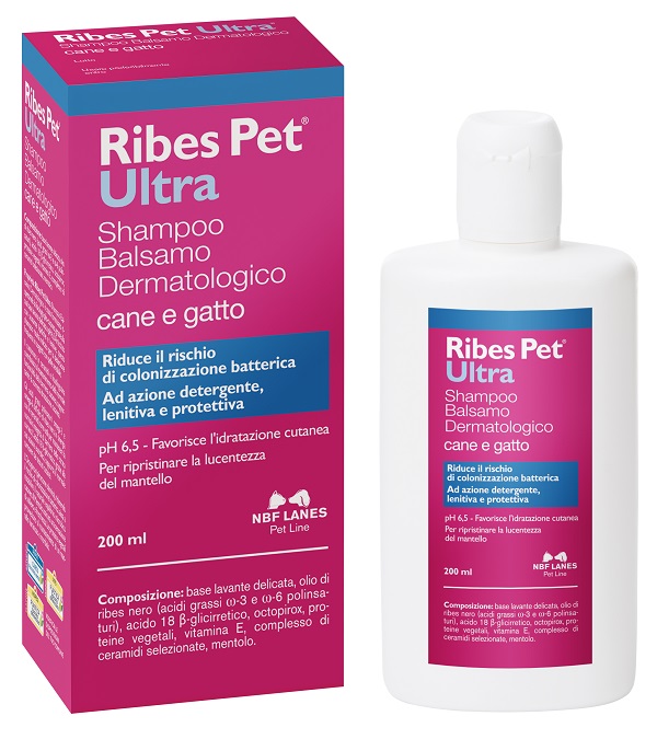 RIBES PET ULTRA SHAMPOO DERMATOLOGICO FLACONE 200 ML - Farmacia De Pasquale