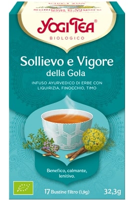 YOGI TEA SOLLIEVO E VIGORE DELLA GOLA 32,3 G - Farmacia De Pasquale