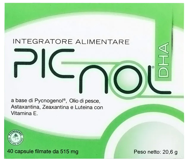 PICNOL DHA 40 CAPSULE 21,11 G - Farmacia De Pasquale