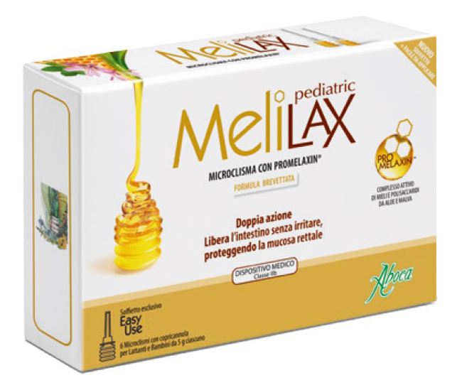 MELILAX PEDIATRIC MICROCLISMI 6 PEZZI 5 G - Farmacia De Pasquale