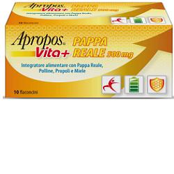 APROPOS VITA+ PAPPA REALE 500 MG 10 FLACONCINI 10 ML - Farmacia De Pasquale