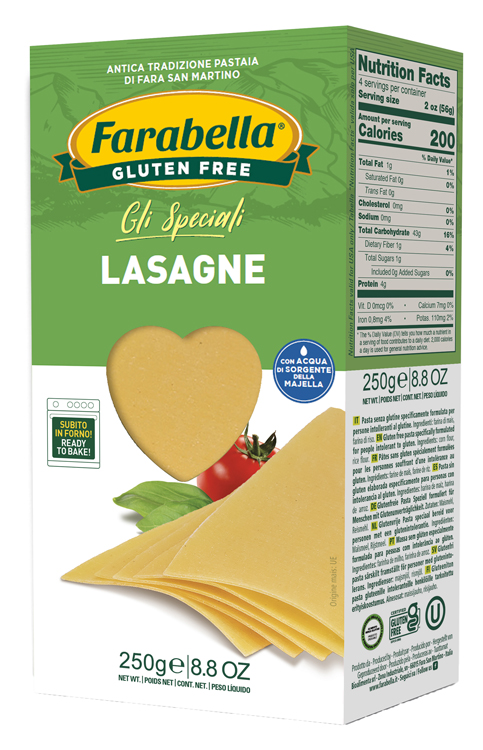 FARABELLA LASAGNE 250 G - Farmacia De Pasquale