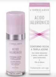 ACIDO IALURONICO CONTORNO OCCHI A TRIPLA AZIONE TRATTAMENTO ANTIAGE 30 ML - Farmacia De Pasquale