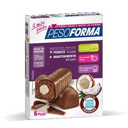 PESOFORMA BARRETTA CUORE COCCO 6 PASTI 12 X 31 G - Farmacia De Pasquale