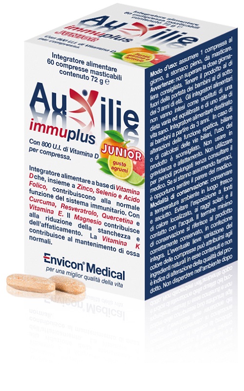 AUXILIE IMMUPLUS JUNIOR 30 COMPRESSE - Farmacia De Pasquale