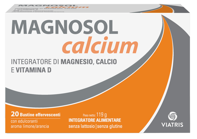 MAGNOSOL CALCIUM POLVERE EFFERVESCENTE 20 BUSTINE - Farmacia De Pasquale