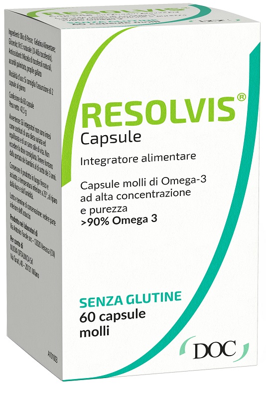 RESOLVIS 60 CAPSULE MOLLI - Farmacia De Pasquale
