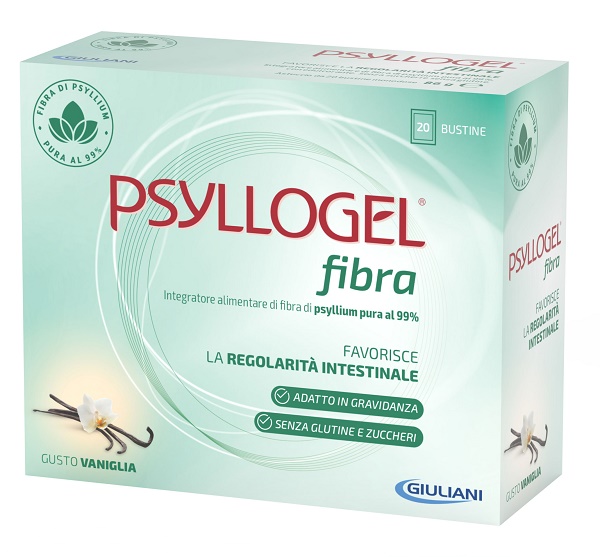 PSYLLOGEL FIBRA VANIGLIA 20 BUSTINE - Farmacia De Pasquale