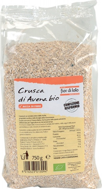 CRUSCA DI AVENA BIO 750 G - Farmacia De Pasquale