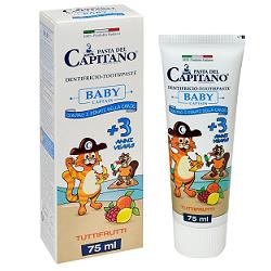 PASTA CAPITANO DENTIFRICIO BABY T FRU 75 ML - Farmacia De Pasquale