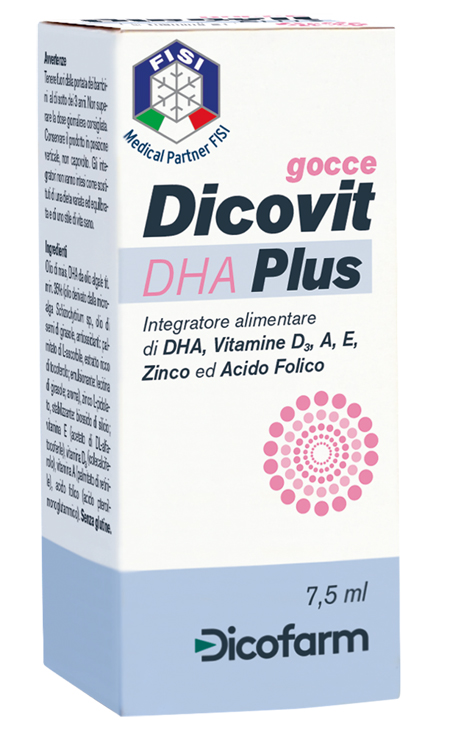 DICOVIT DHA PLUS 7,5 ML - Farmacia De Pasquale