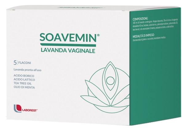 SOAVEMIN LAVANDA VAGINALE 5 FLACONI 100 ML - Farmacia De Pasquale