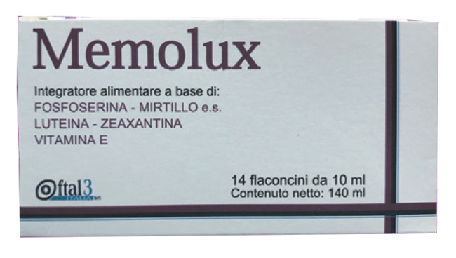 MEMOLUX 14 FLACONCINI 10 ML - Farmacia De Pasquale