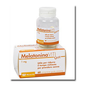 MELATONINA VITI FAST 1MG 60 COMPRESSE GUSTO ARANCIA - Farmacia De Pasquale