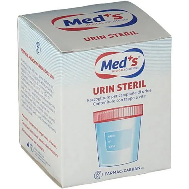 CONTENITORE MEDS URINA STERILE SOTTOVUOTO 120 ML - Farmacia De Pasquale