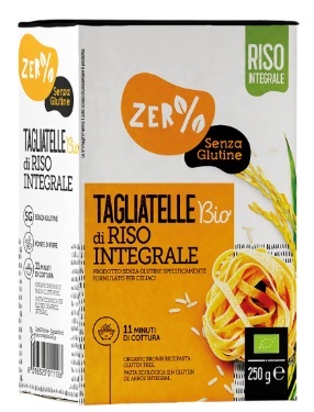 ZERO% GLUTINE TAGLIATELLE A NIDO DI RISO INTEGRALE SENZA GLUTINE BIO 250 G - Farmacia De Pasquale