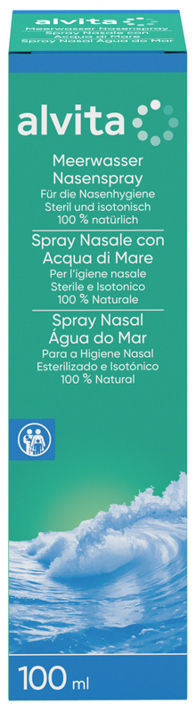 SPRAY NASALE ALVITA CON ACQUA DI MARE 100 ML - Farmacia De Pasquale
