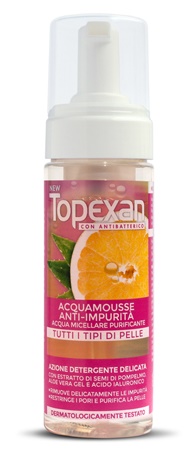NEW TOPEXAN ACQUA MOUSSE ANTIMPURITA' 170 ML - Farmacia De Pasquale