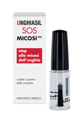 ANTIMICOTICO UNGHIASIL SOS MICOSI IN FLACONE DI VETRO 5 ML CON PENNELLO APPLICATORE + ASTUCCIO - Farmacia De Pasquale