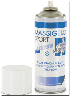 GHIACCIO ISTANTANEO MASSIGELO SPORT BOMBOLETTA SPRAY 400ML - Farmacia De Pasquale