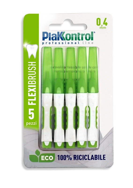 PLAKKONTROL SCOVOLINO INTERDENTALE FLEXI BRUSH04 BLISTER 5 PEZZI - Farmacia De Pasquale