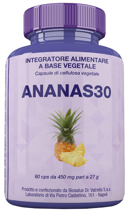 ANANAS30 60 CAPSULE 27 GRAMMI - Farmacia De Pasquale
