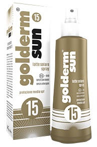 GOLDERM SUN SPF 15 SPRAY 200 ML - Farmacia De Pasquale