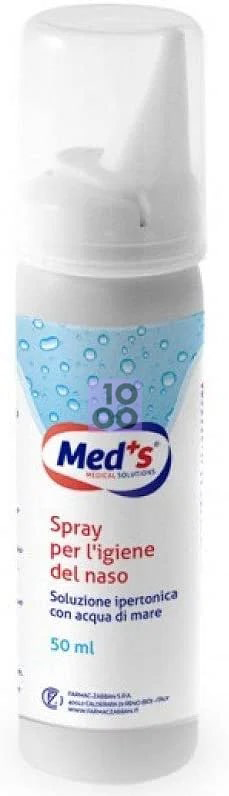 SPRAY MEDS IPERTONICO ACQUA NASO 50 ML - Farmacia De Pasquale
