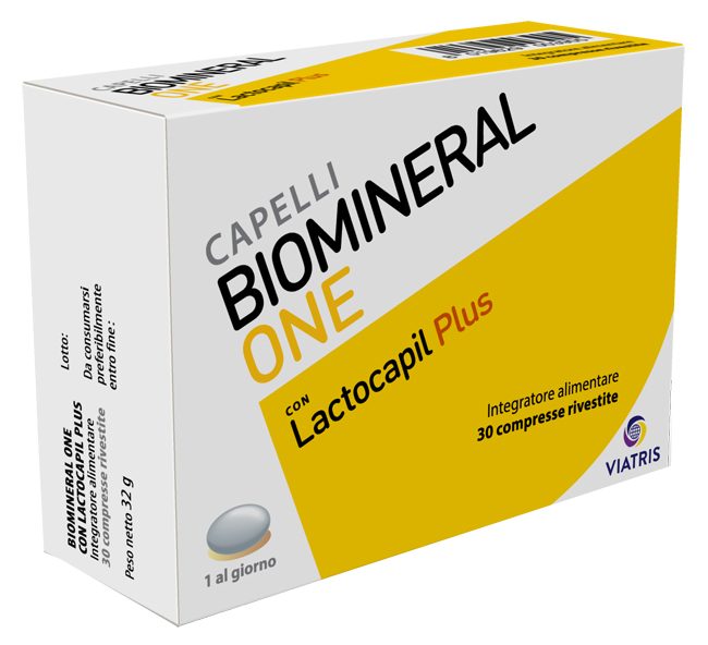 BIOMINERAL ONE LACTOCAPIL PLUS 30 COMPRESSE - Farmacia De Pasquale