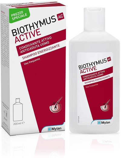 BIOTHYMUS AC ACTIVE SHAMPOO ENERGIZZANTE UOMO 200 ML PREZZO SPECIALE - Farmacia De Pasquale