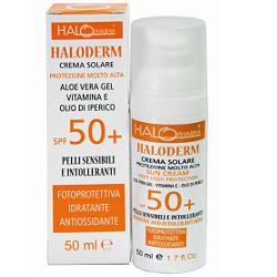 HALODERM CREMA SOLARE SPF50+ PROTEZIONE MOLTO ALTA 50 ML - Farmacia De Pasquale