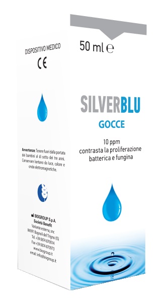 SILVER BLU GOCCE 50 ML - Farmacia De Pasquale
